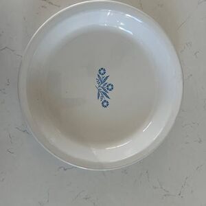 Vintage Corning ware Blue Cornflower Pie Plate 9" P-309 made in use